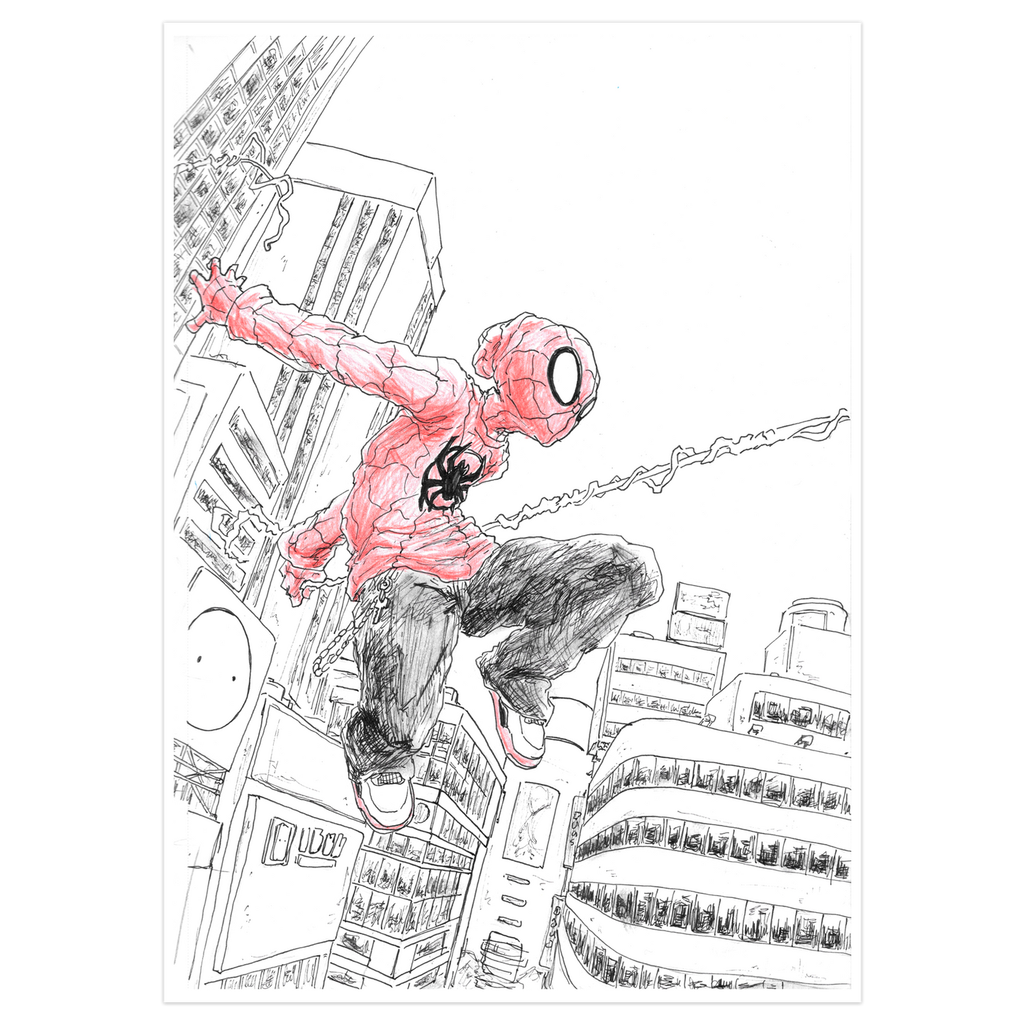 spider bruh print